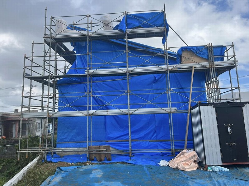 木造住宅施工時の降雨対策について考える